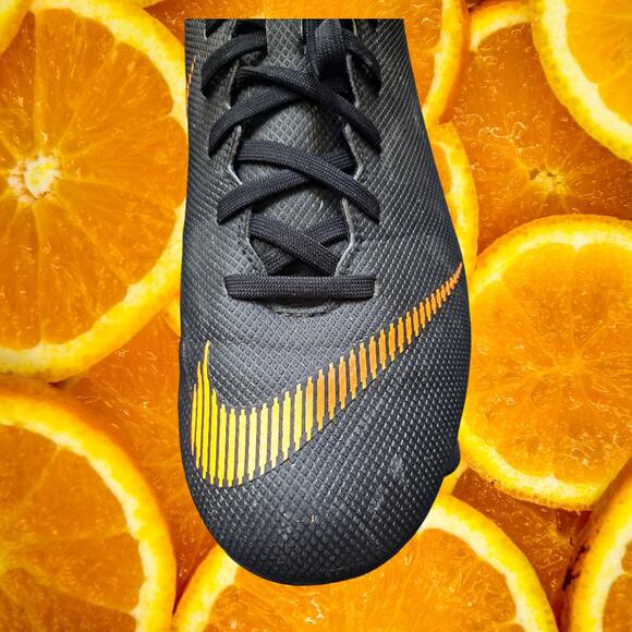 Nike Mercurial‎ Orange and Black Cleats Size 10 - Picture 3 of 11